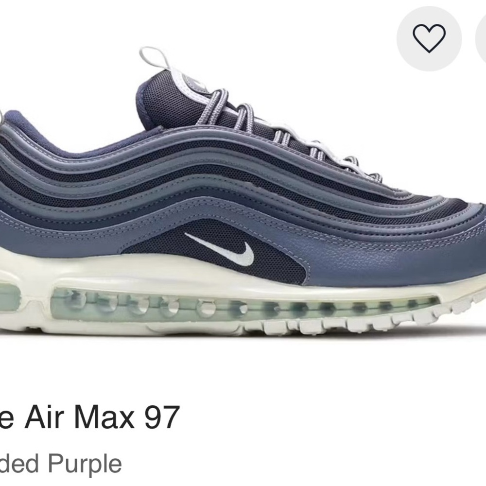 Nike Air Max 97 Sanded Purple women’s size 8.5 sneaker shoes